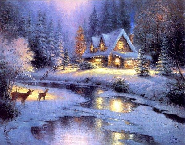 christmas_art_oil_painting