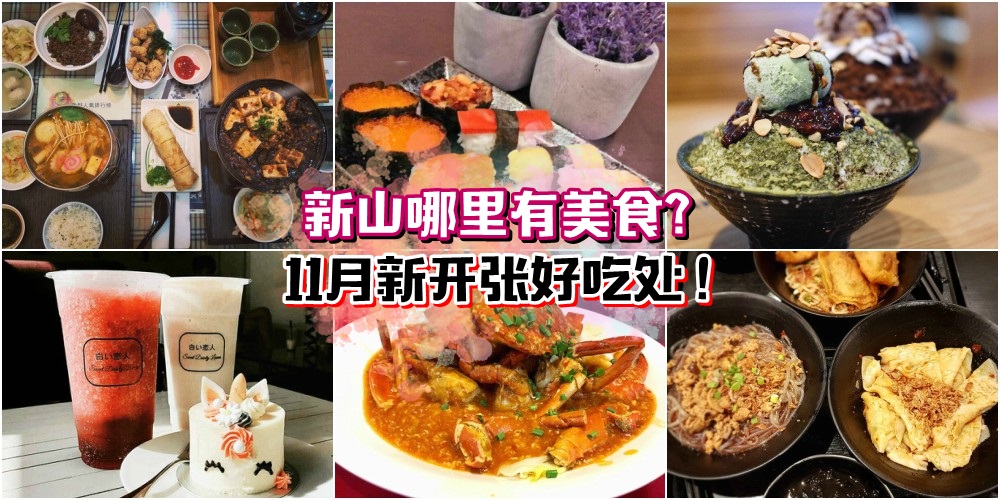 新山哪里有美食？11月新开张好吃处！