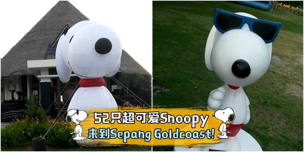 【免费入场！】Snoopy来到Avani Sepang Goldcoast Resort啦！52只超可爱史努比塑像任你拍！
