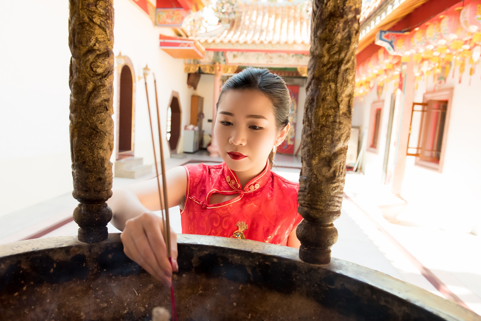 Image result for chinese new year praying photography"