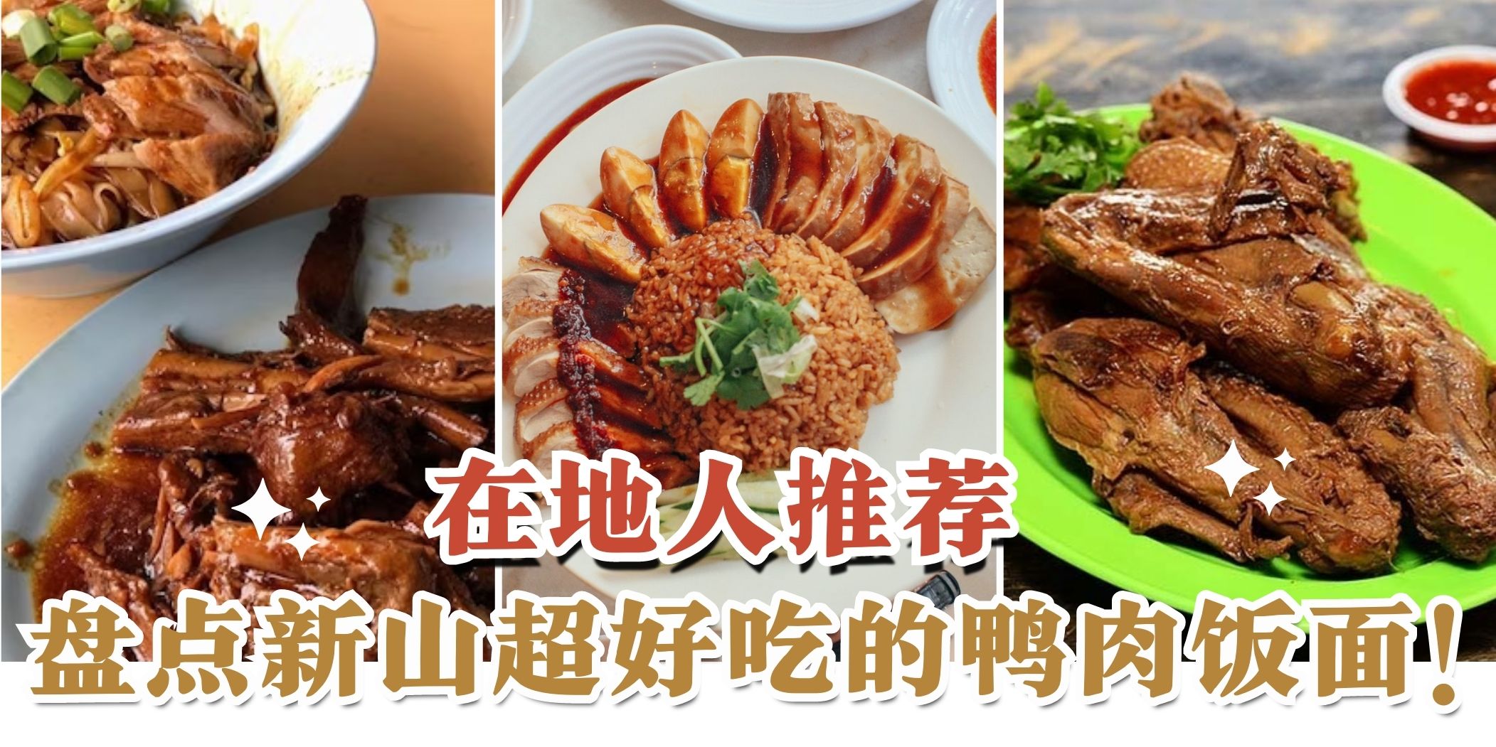 【柔佛新山超好吃鸭肉饭面???? 每间都是必去的老字号！】