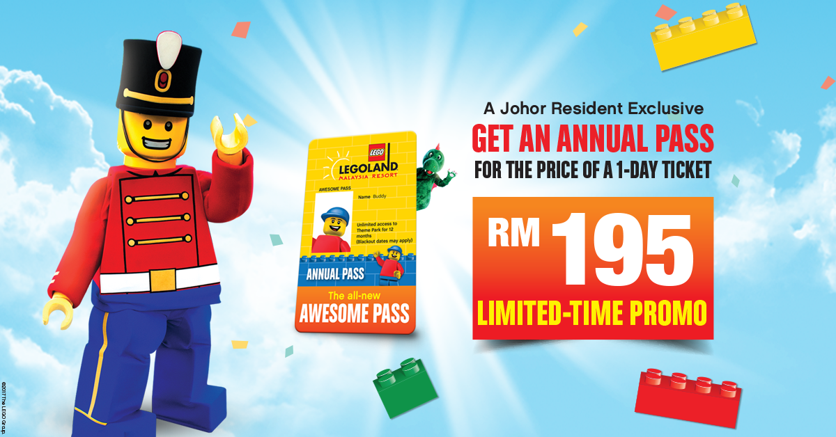 LEGOLAND's Anniversary Offer to Johoreans: Annual Pass for ...